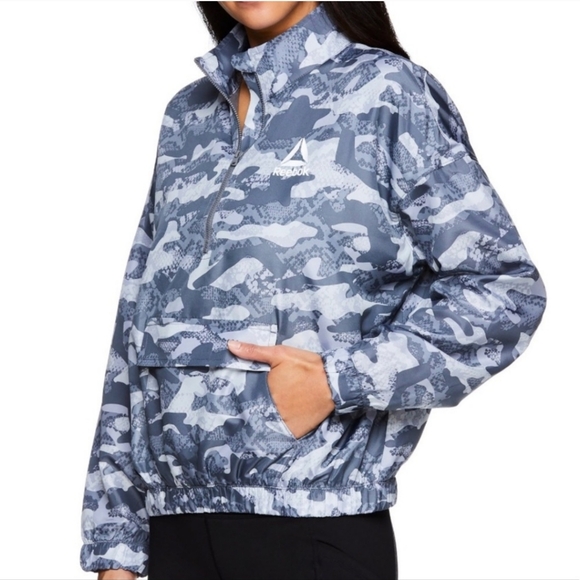 Reebok Quarter Zip Windbreaker - Picture 1 of 8